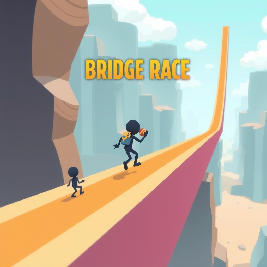 Play Bridge Race - Free Online Casual, Collect, Bridge Race Game on Joys3