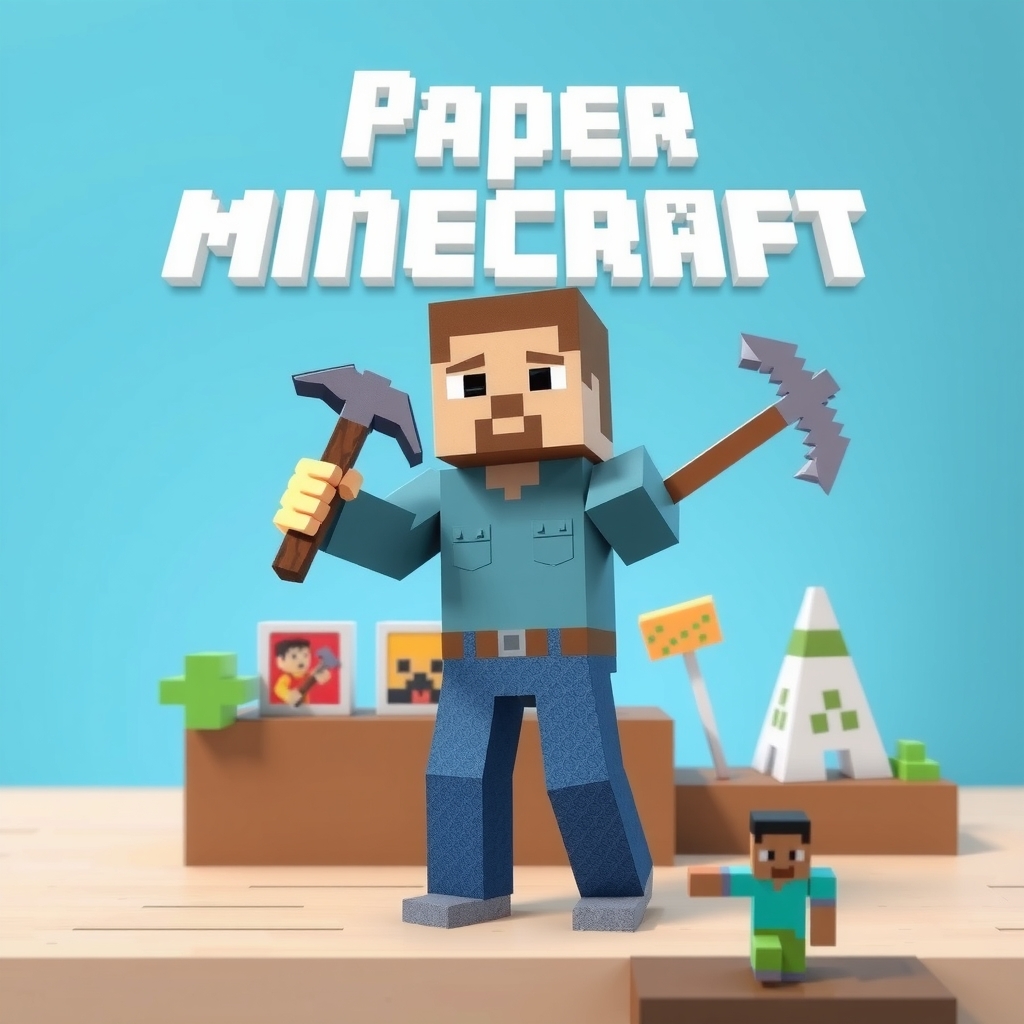 Play Paper Minecraft on Joys3